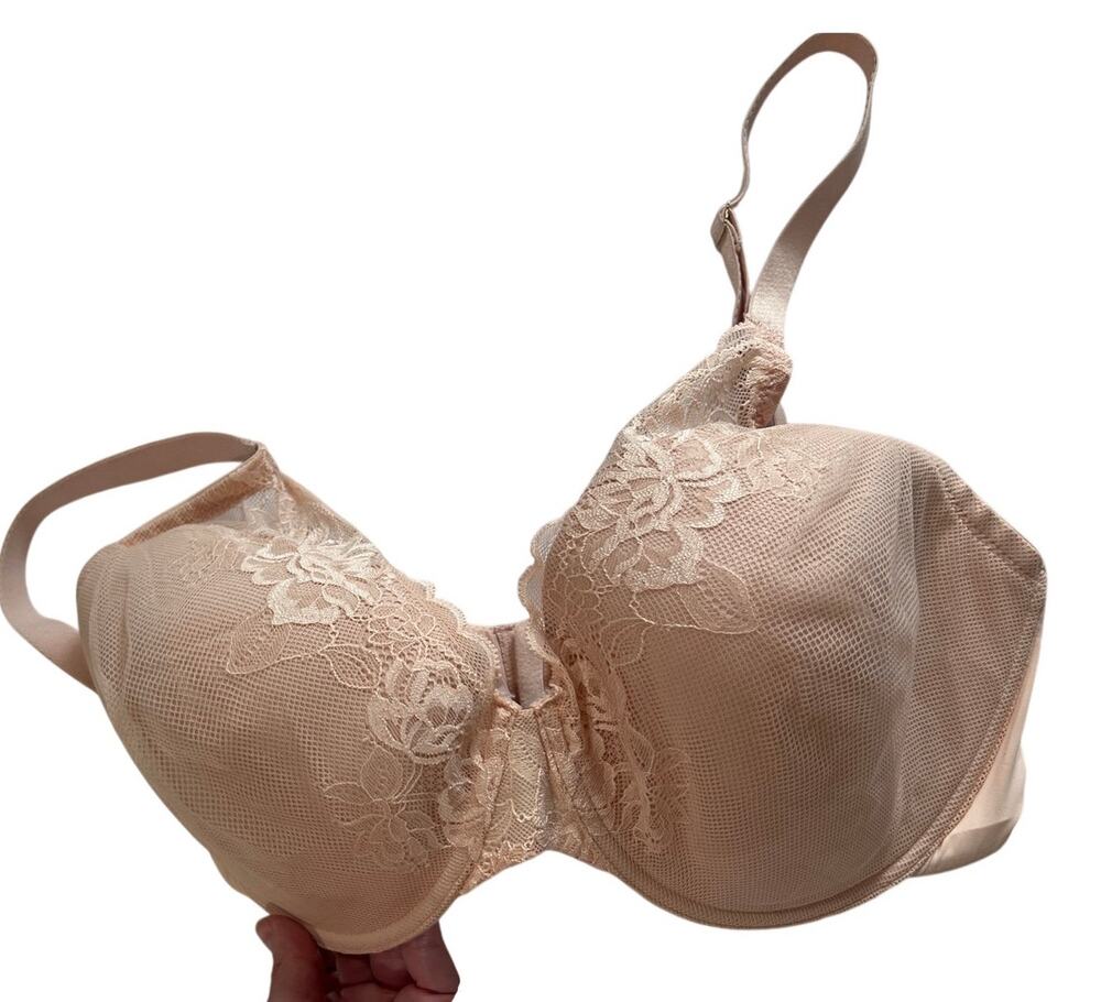 Natori Convertible Full Coverage Seamless Bra Style 741258 Size 34G Color Rose